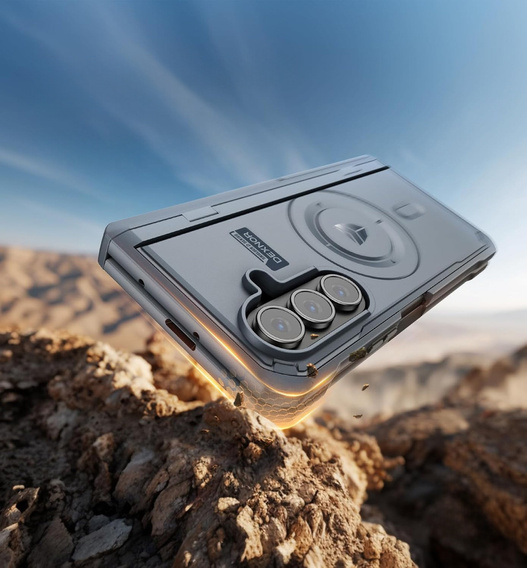 Магнитный бронированный чехол Dexnor с двойным основанием для Samsung Galaxy Z Fold7