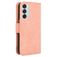 Футляр з клапаном для Samsung Galaxy M15 5G, Card Slot, рожевий