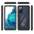 Чoхол Shockproof до Samsung Galaxy S20 FE, із захисним екраном, чорний