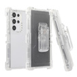 Бронечохол для Samsung Galaxy S24 Ultra, Belt Clip, з кліпсою, прозорий