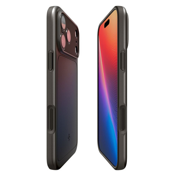 Чехол Spigen для iPhone 17 Pro, Thin Fit MagSafe, Gunmetal