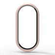 Чехол 2 в 1 + закаленное стекло для Xiaomi Smart Band 10 / 9 / 8, розовый