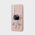 Чехол до Samsung Galaxy S23 Plus, Astronaut, розовый