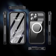 Водонепроникний чохол IP68 для iPhone 16 Pro Max, SHELLBOX MagSafe, чорний