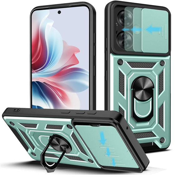 Чохол NOX Camera Slide Oppo Reno 11F 5G, CamShield Slide, зелений