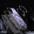 Чохол для Samsung Galaxy S24 FE, Military MagSafe, фіолетовий