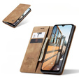Чехол CASEME для Samsung Galaxy M33 5G, Leather Wallet Case, коричневый