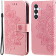 Чохол-книжка для Samsung Galaxy A54 5G, Mandala Flower, рожевий rose gold