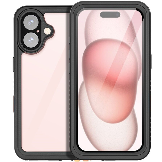 Водонепроникний чохол IP68 для iPhone 16, чорний