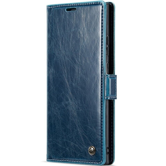 Флип-кейс CASEME для Samsung Galaxy Note 20 Ultra, Waxy Textured, синий