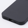 Чехол для iPhone 15 Pro, Aramid Fiber Cover, чёрный