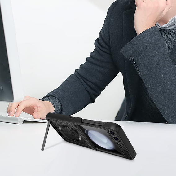 Чохол для ПК для Samsung Galaxy Z Flip5 5G, для MagSafe, чорний
