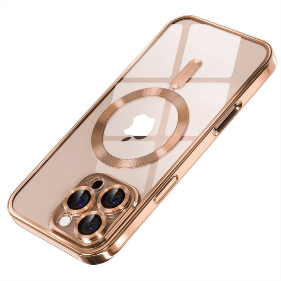Чохол для iPhone 16 Pro Max, Electro MagSafe, desert titanium + Скло на екран
