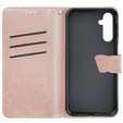 Чохол-книжка для Samsung Galaxy M34 5G, Butterfly, рожевий rose gold