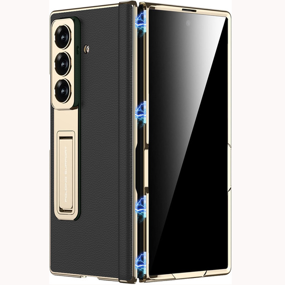 Чехол GKK со стеклом и подставкой для Samsung Galaxy Z Fold7 5G