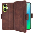 Футляр з клапаном для OnePlus Nord CE 3 Lite 5G, Card Slot, коричневий