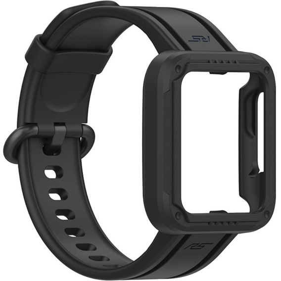 Силиконовый ремешок RS Strap до Xiaomi Redmi Watch 2 Lite, Black