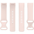 Резиновый браслет Softband для  Fitbit Charge 5 - Light Pink