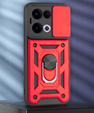 Чехол NOX Camera Slide Oppo Reno 13, CamShield Slide, красный