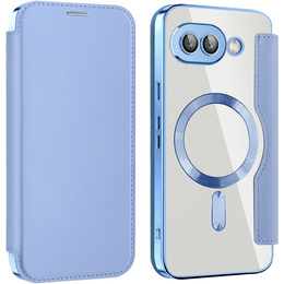 Откидной чехол для Google Pixel 9A, RFID Wallet MagSafe CamShield, синий