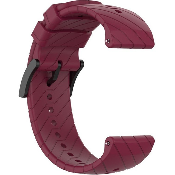 Силиконовый ремешок для Suunto 9 24 mm - Wine Red