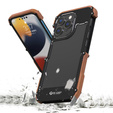 Чохол R-JUST для iPhone 13 Pro, Alu Wood Bumper, чорний