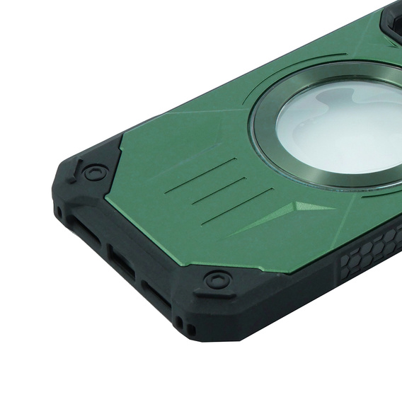 Чохол для iPhone 12 / 12 Pro, Heavy Duty, для MagSafe, зелений