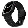 Чoхол ремінець SPIGEN до Apple Watch 4/5/6/7/SE 44/45mm, Rugged Armor Pro, Black
