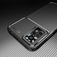 Чехол до Xiaomi Redmi Note 11 Pro 4G / 5G, Carbon Gel, чёрный