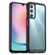 Чехол до Samsung Galaxy A25 5G, Fusion Hybrid, прозрачный / черный + 9H стекло