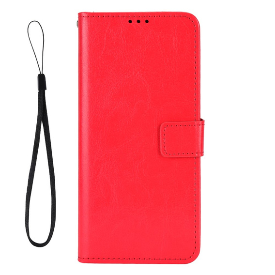 Откидной чехол для Infinix Note 30 Pro 4G, Crazy Horse Wallet, красный