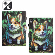 Чехол для iPad 10.9" 2022 (10 gen.), с откидной крышкой, corgi dog