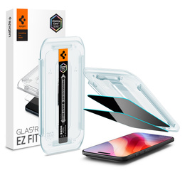Закаленное стекло Spigen Glas.TR "EZ FIT" с защитой от посторонних глаз HD для iPhone Air (2 шт.)