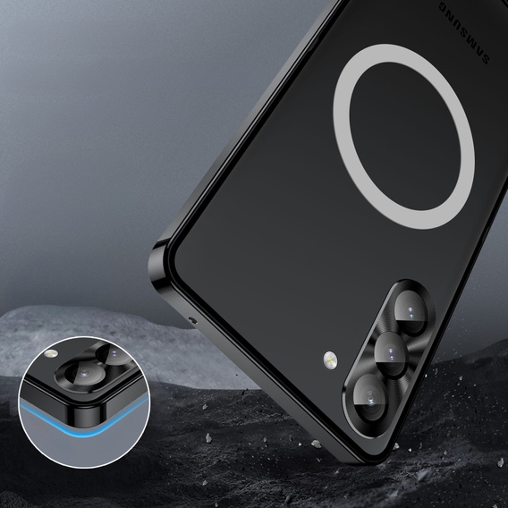 Захисний чохол для камери Samsung Galaxy S23, CamShield MagSafe, прозорий / чорний