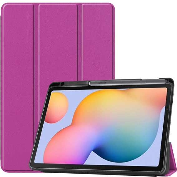 Чехол для Samsung Galaxy Tab S6 Lite, Tri-fold, фиолетовый