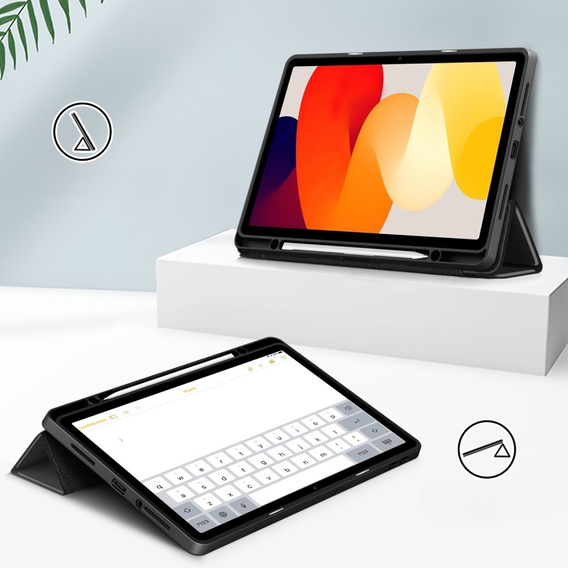 Чехол для Xiaomi Redmi Pad SE 11", Smartcase Hybrid, с местом для стилуса, чёрный
