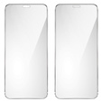 2x Закаленное стекло для iPhone XR/11, ERBORD 9H Hard Glass на экране