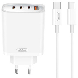 Мережевий зарядний пристрій XO CE12, USB-C, 20 Вт + USB-C - кабель блискавки, білий