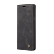 Чехол CASEME для Samsung Galaxy S8 Plus, Leather Wallet Case, чёрный