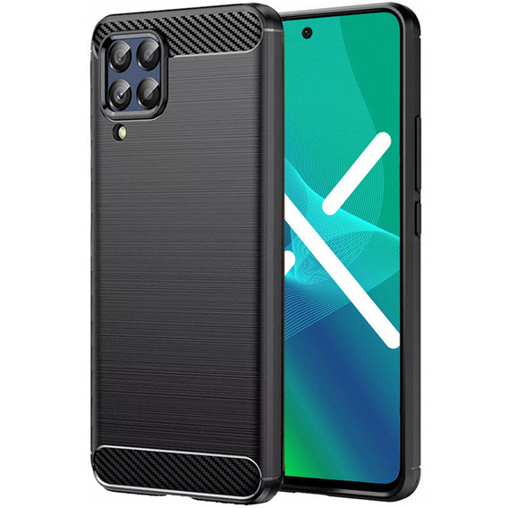 Чехол до Samsung Galaxy M53 5G, Carbon, чёрный