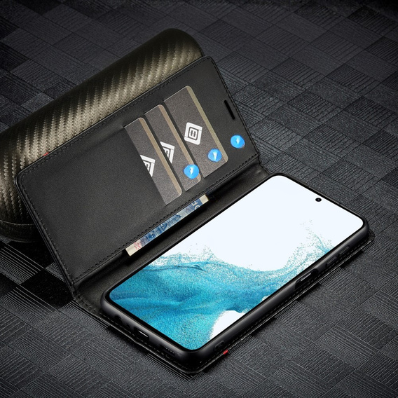 Чохол-фліп для Samsung Galaxy A36, Carbon LC.IMEEKE, чорний