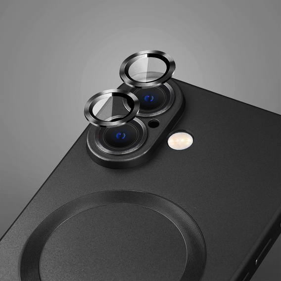 Чехол для iPhone 16, ColorMag, для MagSafe, чёрный