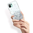 Чехол до Xiaomi Mi 11 Lite / Mi 11 Lite 5G / 11 Lite 5G NE, Glittery, прозрачный