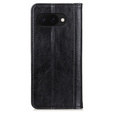 Флип-кейс для Google Pixel 9A, Split Leather, чёрный
