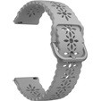 Силиконовый ремешок 20mm Soft Hollowed-out, Grey