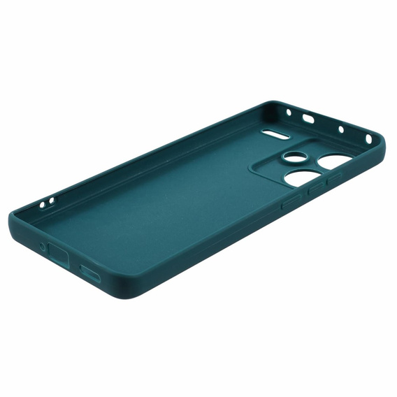 Чехол до Xiaomi Redmi Note 13 Pro+, Silicone Lite, тёмно-зелёный