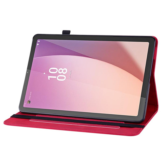 Чoхол до Lenovo Tab M9, Wallet Pen Slot, червоний