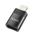 Адептер HOCO - USB-C TYPE-C на Lightning, Black
