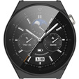 Силиконовый футляр со встроенным защитным стеклом до Huawei Watch GT 3 Pro 46mm, Black