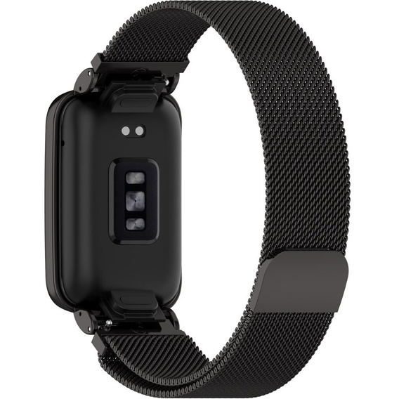 Металический браслет с чехлом для часов Xiaomi Mi Band 7 Pro, Black